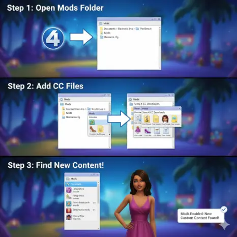 How to Install Sims 4 Clothing CC