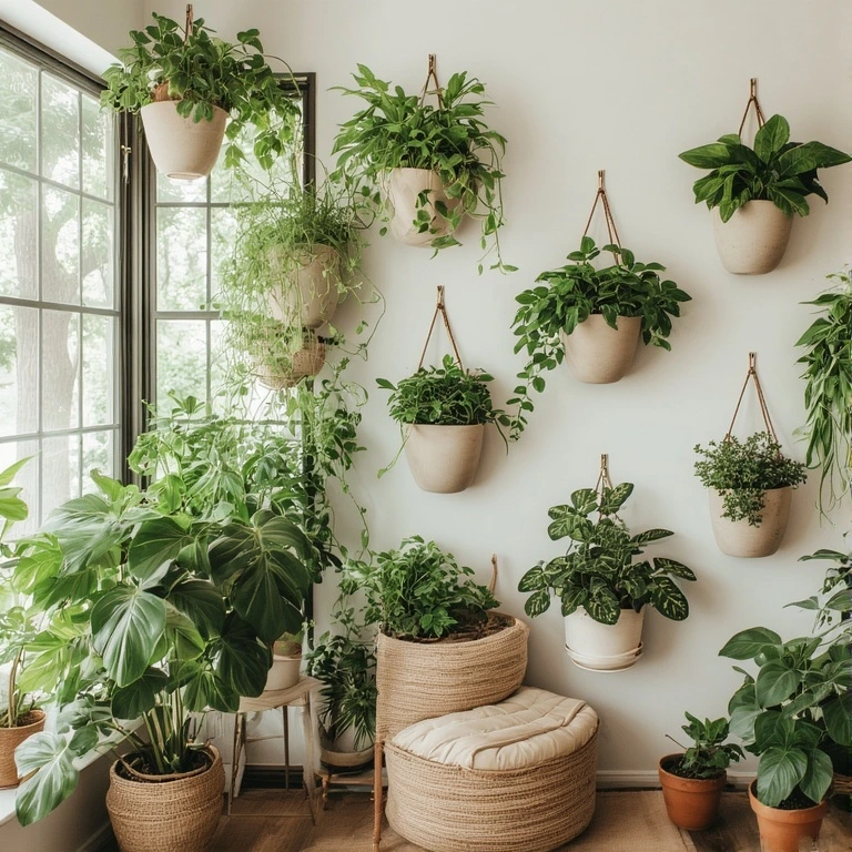 Add Greenery with Wall Plants