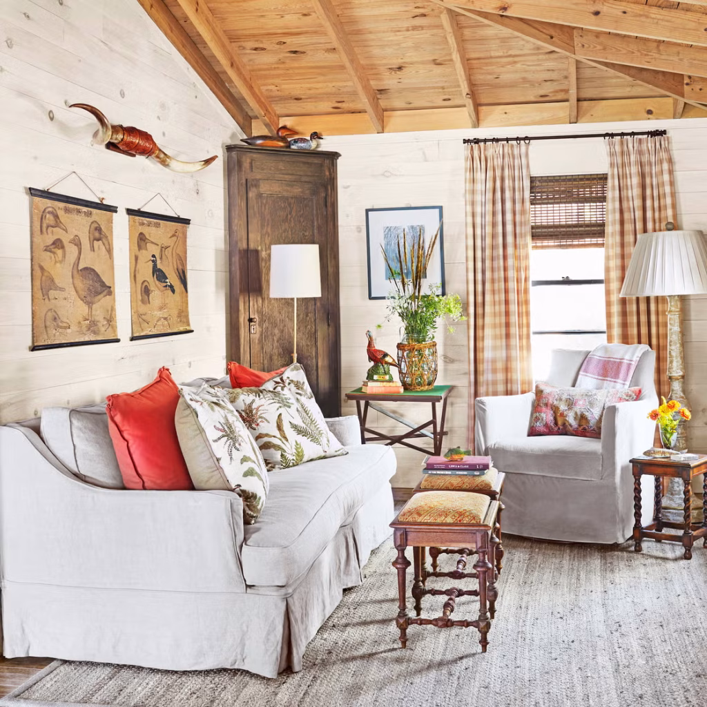 Cozy textile room decor with cushions, rugs, and layered fabrics