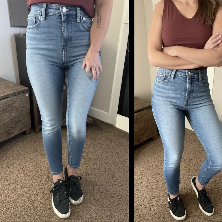 Statement Top with Skinny Jeans