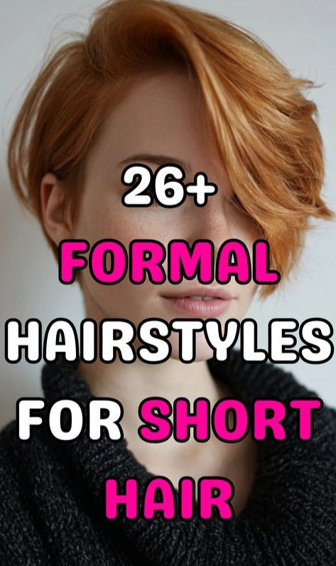 Formal Hairstyles for Short Hair