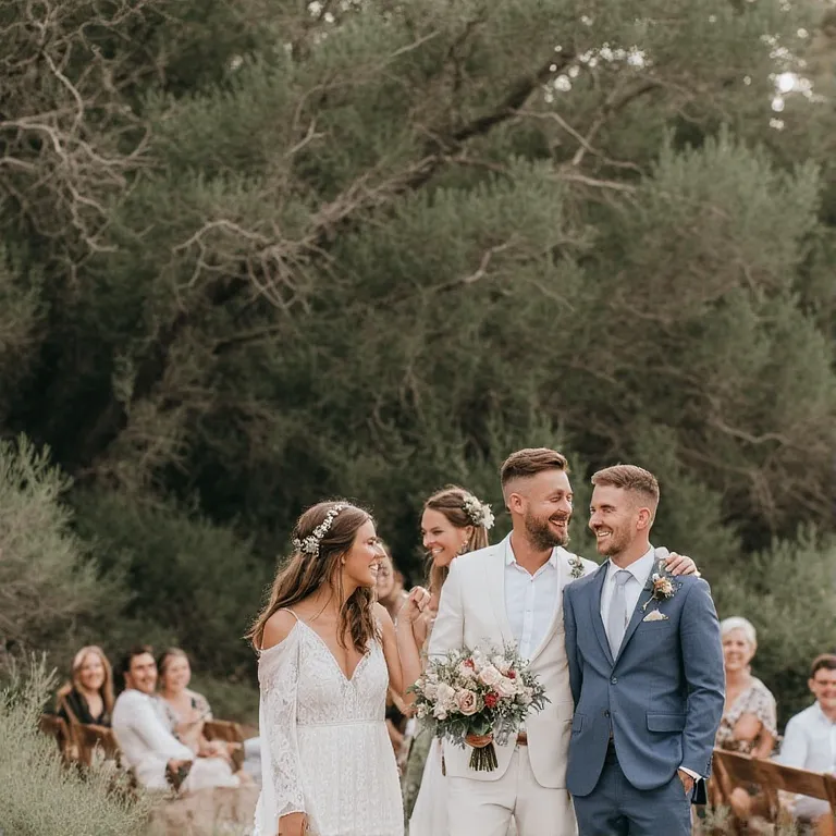 Linen Suit for Destination Weddings